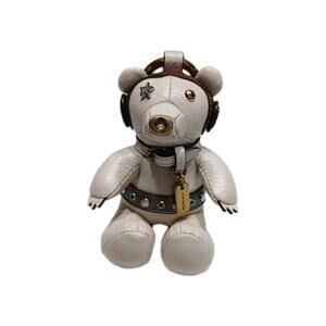 STAR WARS x COACH LTD PRINCESS LEIA CHALK/MULTI LEATHER BEAR BAG CHARM 88047